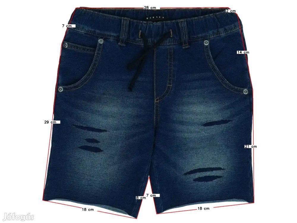 Benetton Új (címkés) Fiú Rövidnadrág (Méret: 116)