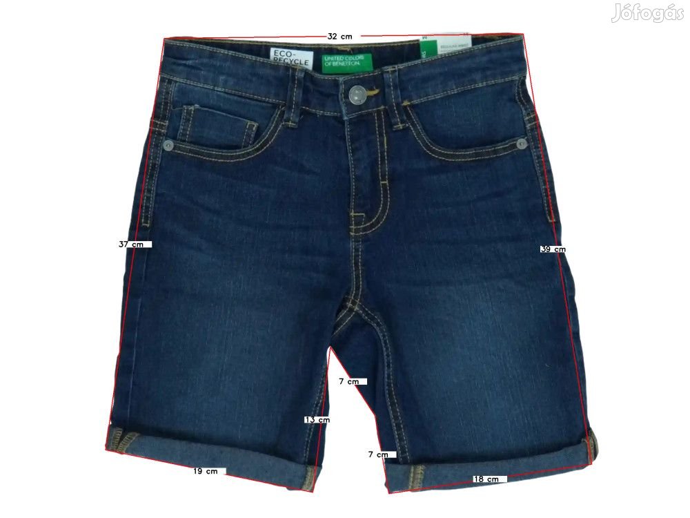 Benetton Új (címkés) Fiú Rövidnadrág (Méret: 128)