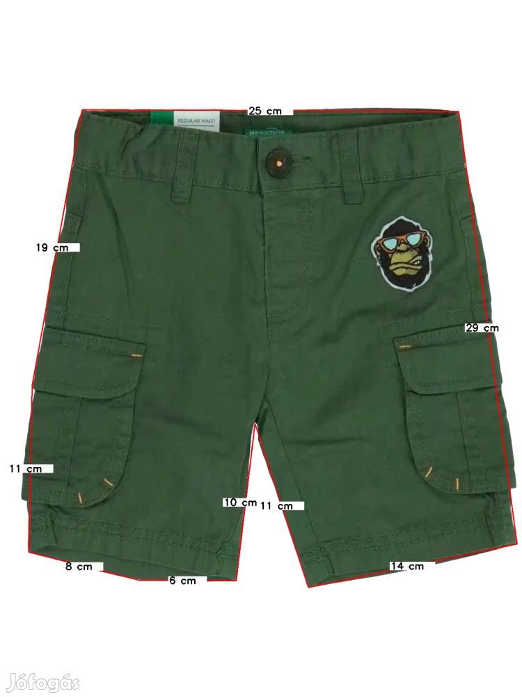 Benetton Új (címkés) Fiú Rövidnadrág (Méret: 80)