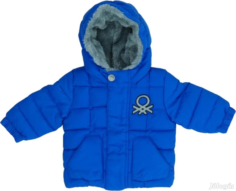 Benetton Új (címkés) Fiú Télikabát (Méret: 62)