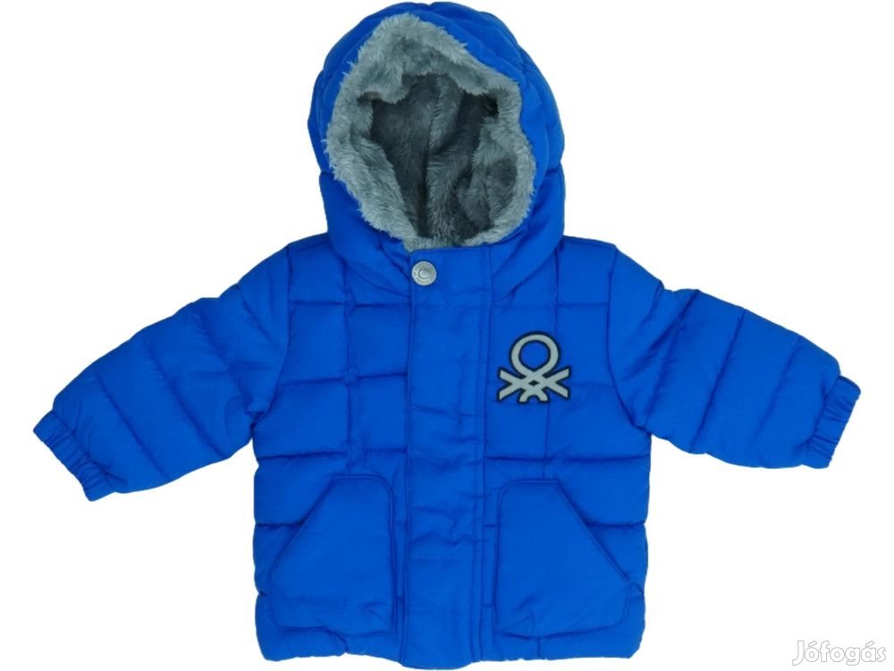 Benetton Új (címkés) Fiú Télikabát (Méret: 62)