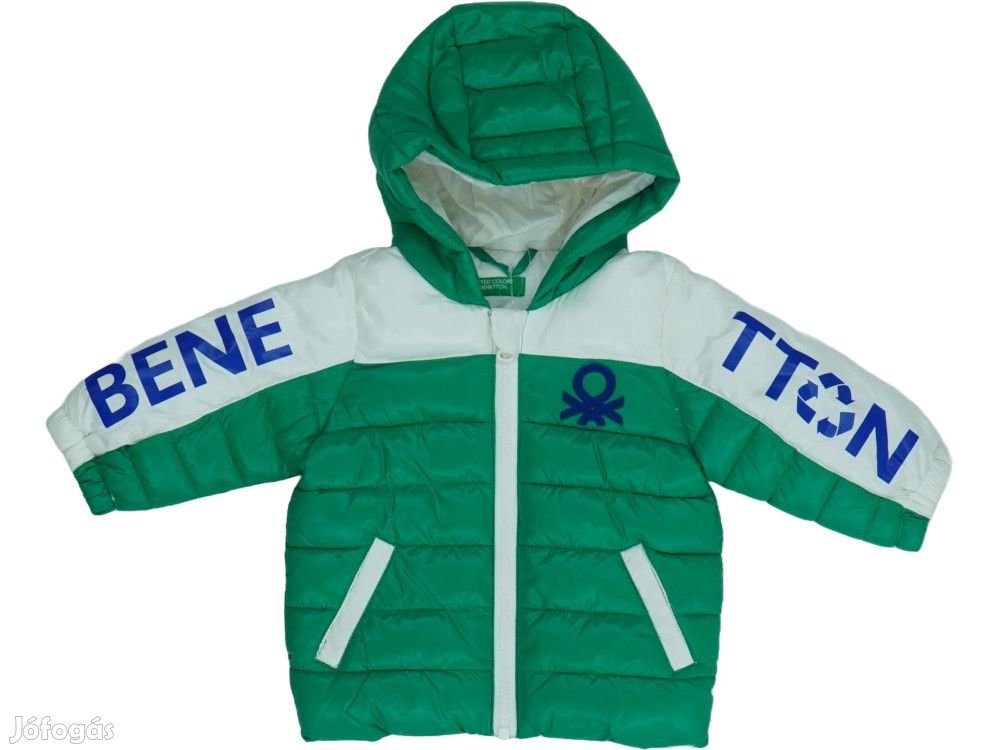 Benetton Új (címkés) Fiú Télikabát (Méret: 68)