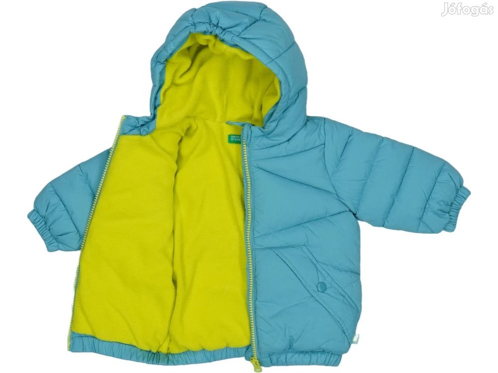 Benetton Új (címkés) Fiú Télikabát (Méret: 68)