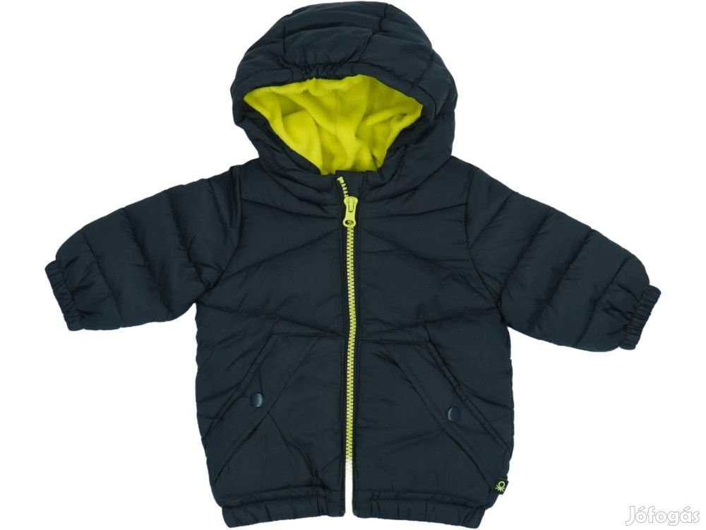 Benetton Új (címkés) Fiú Télikabát (Méret: 74)