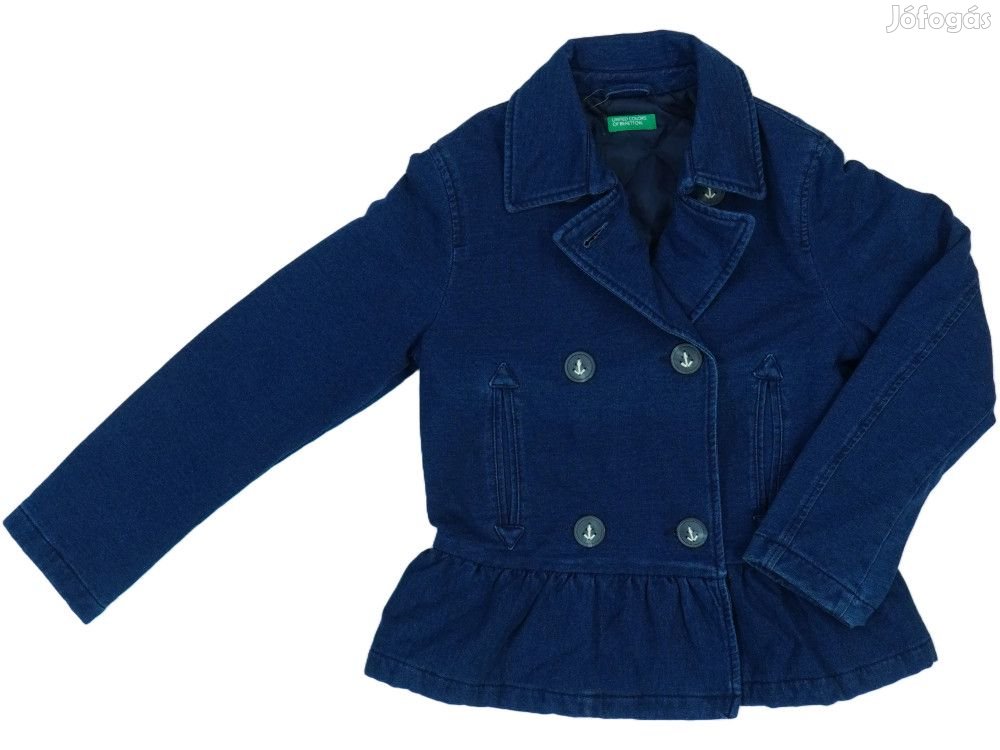 Benetton Új (címkés) Lány Átmeneti kabát (Méret: 128)