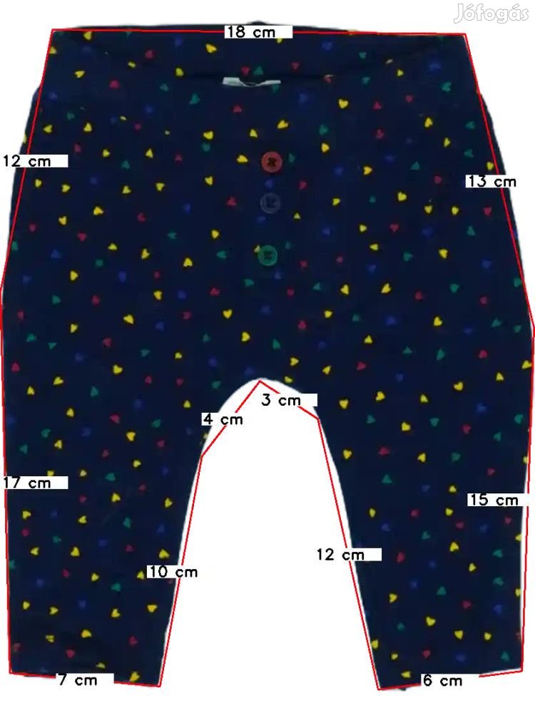 Benetton Új (címkés) Lány Baby nadrág (Méret: 62)