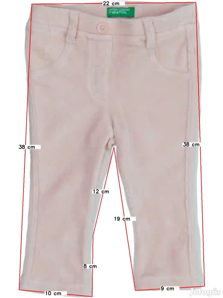 Benetton Új (címkés) Lány Baby nadrág (Méret: 80)