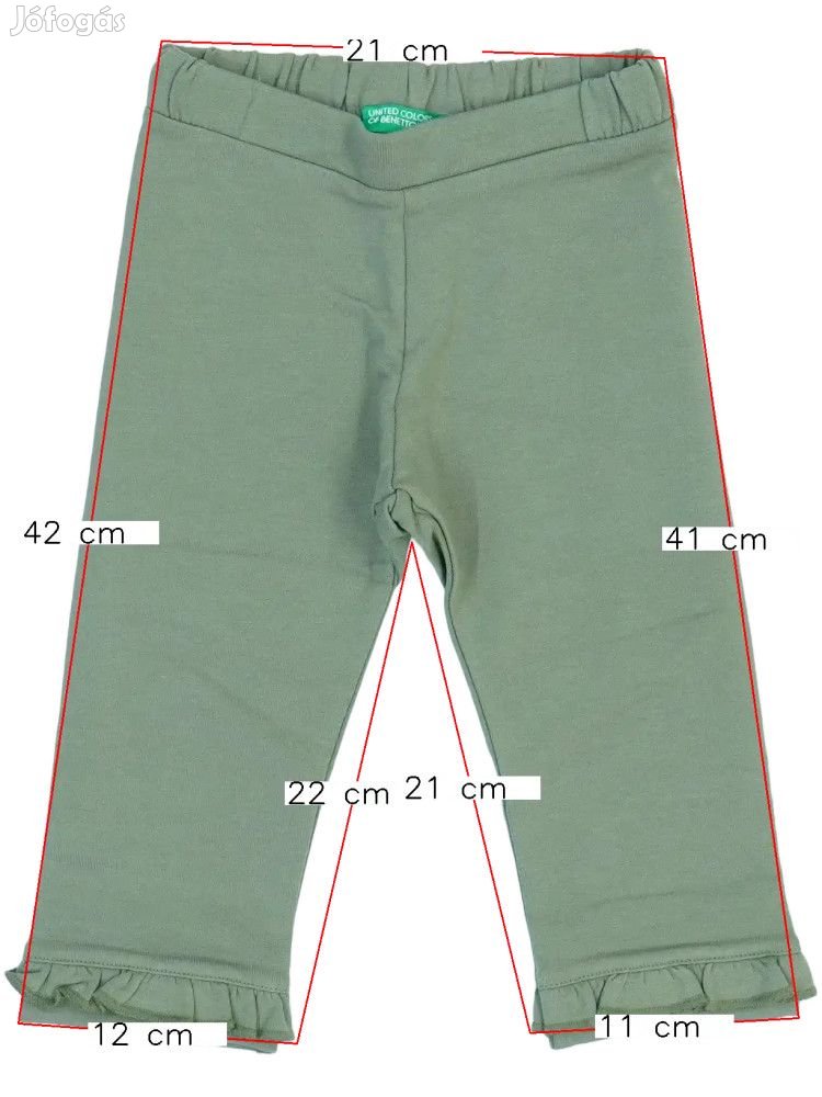 Benetton Új (címkés) Lány Baby nadrág (Méret: 80)