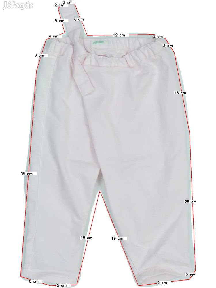 Benetton Új (címkés) Lány Baby nadrág (Méret: 80)