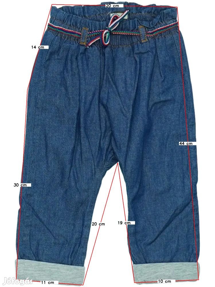 Benetton Új (címkés) Lány Bélelt és Thermo nadrág (Méret: 80)