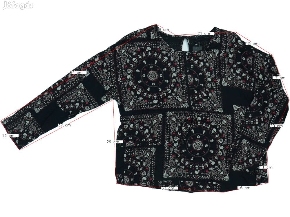 Benetton Új (címkés) Lány Blúz (Méret: 158)