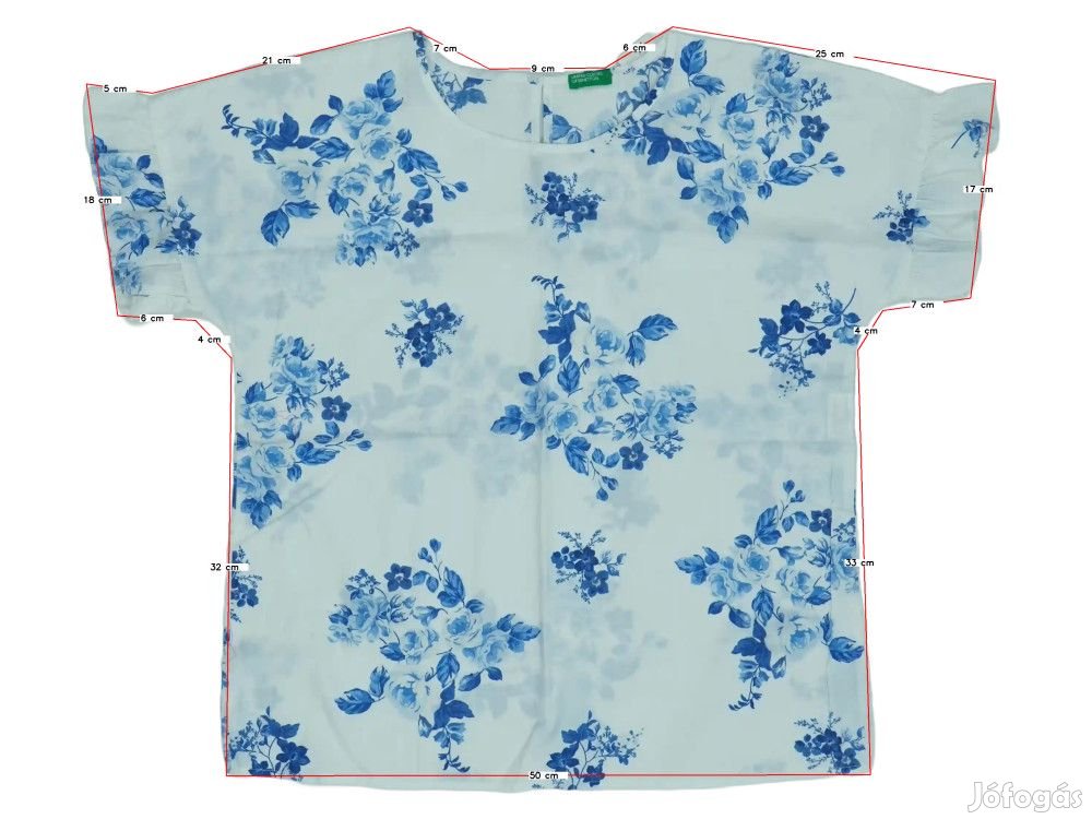 Benetton Új (címkés) Lány Blúz (Méret: 164)