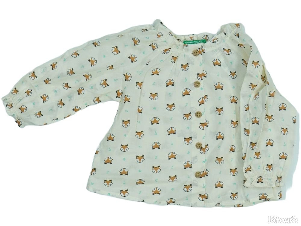 Benetton Új címkés Lány Blúz Méret 74