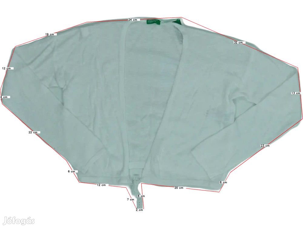Benetton Új (címkés) Lány Bolero (Méret: 152)