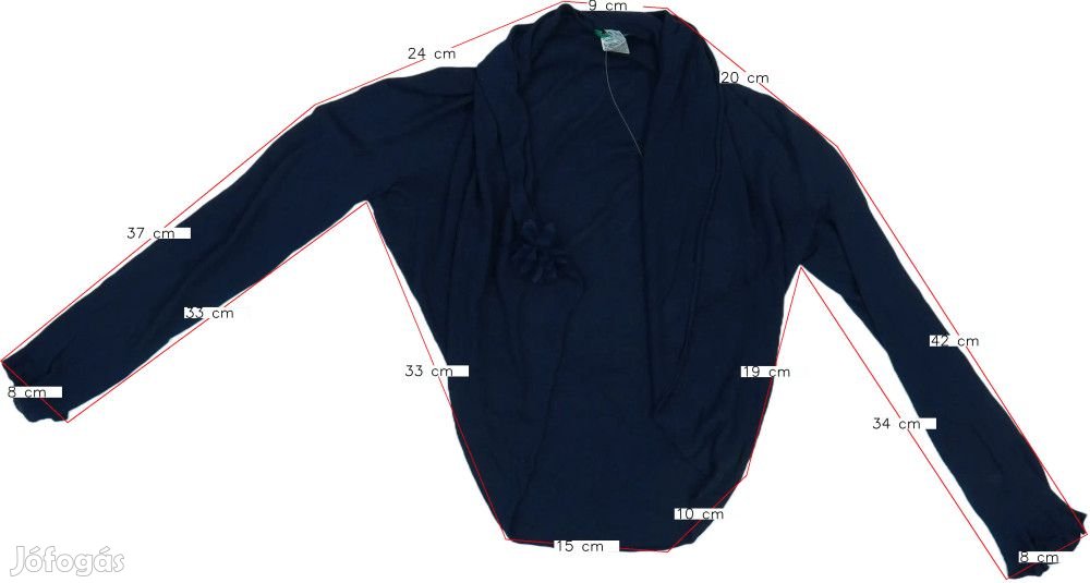 Benetton Új (címkés) Lány Bolero (Méret: 152)