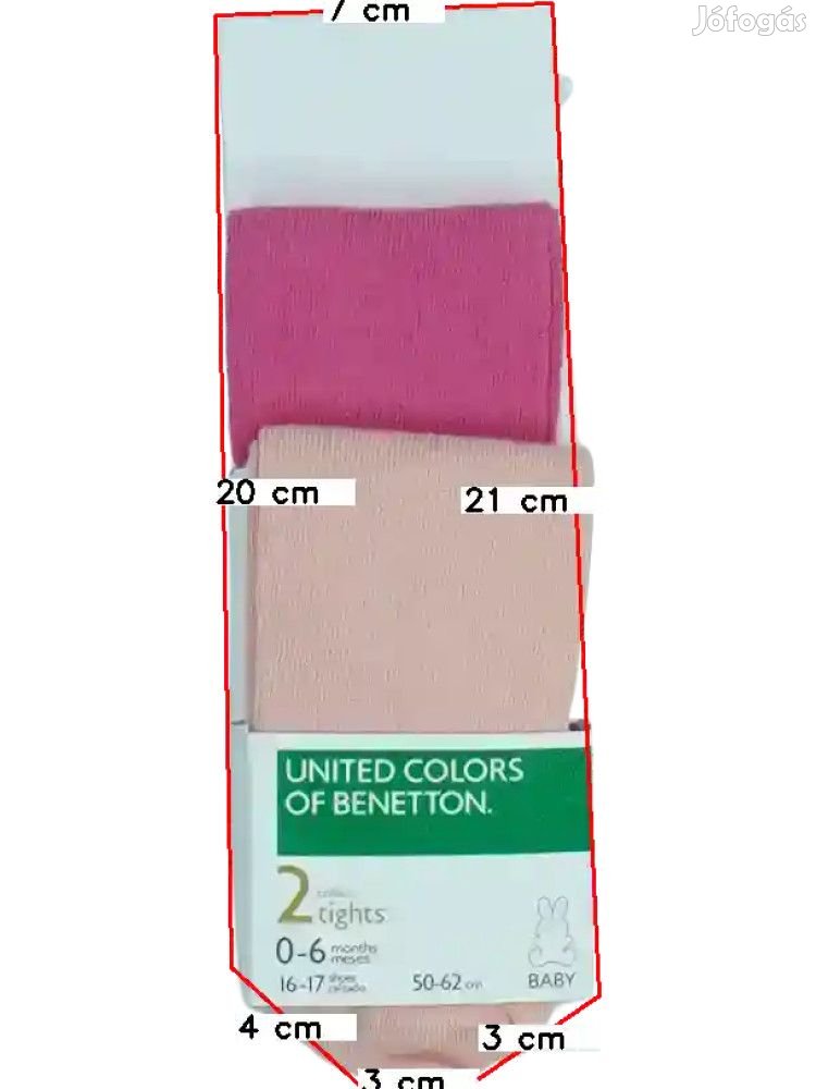 Benetton Új (címkés) Lány Csomag - Harisnyák (Méret: 68)
