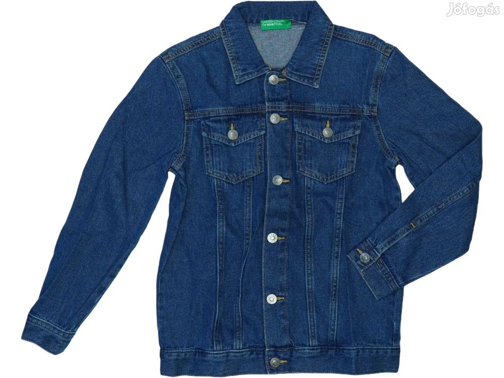 Benetton Új (címkés) Lány Farmerdzseki (Méret: 146)