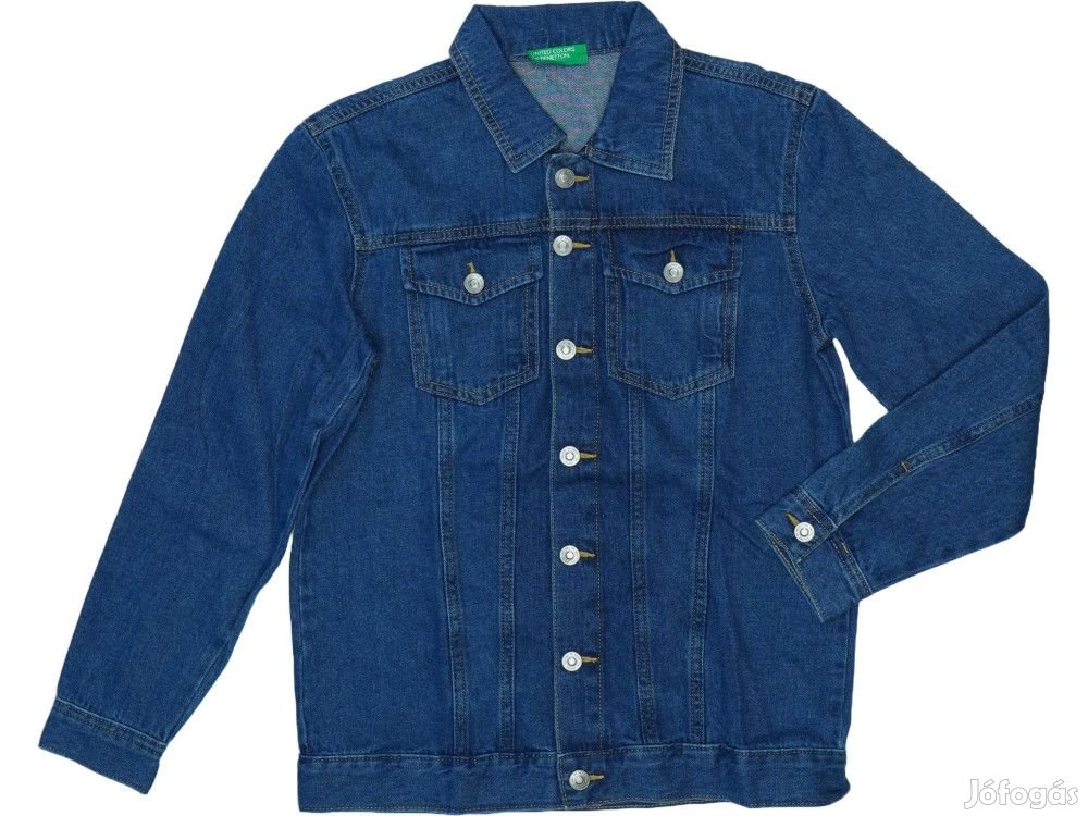 Benetton Új (címkés) Lány Farmerdzseki (Méret: 152)