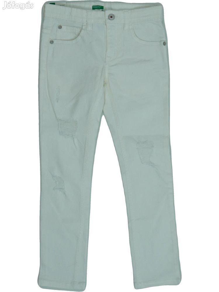 Benetton Új (címkés) Lány Farmernadrág (Méret: 128)