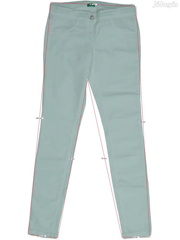 Benetton Új (címkés) Lány Farmernadrág (Méret: 170)