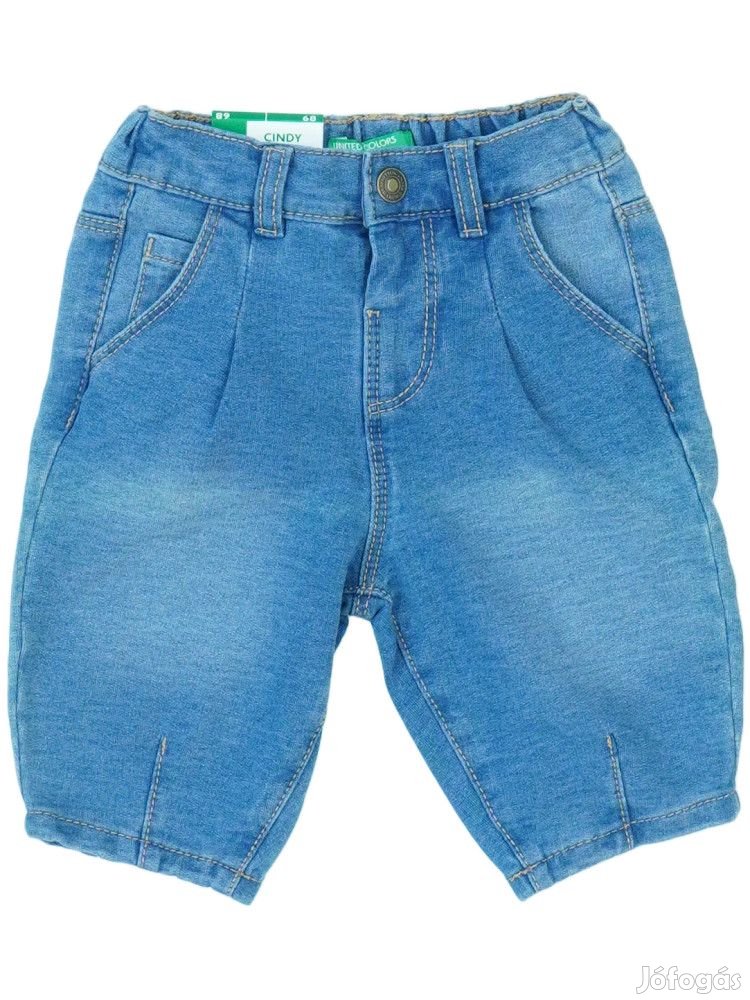 Benetton Új (címkés) Lány Farmernadrág (Méret: 74)