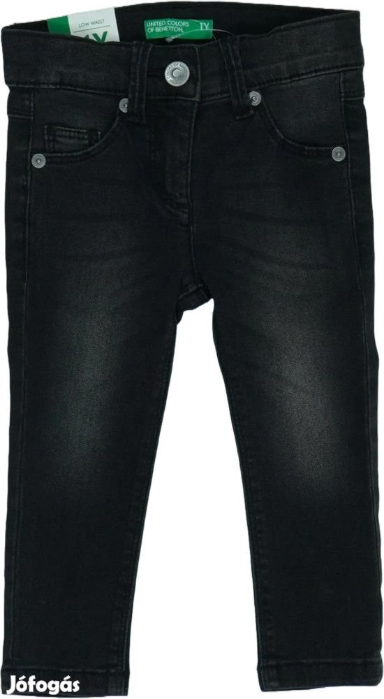Benetton Új (címkés) Lány Farmernadrág (Méret: 80)