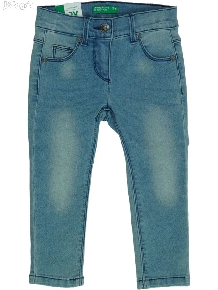 Benetton Új (címkés) Lány Farmernadrág (Méret: 92)