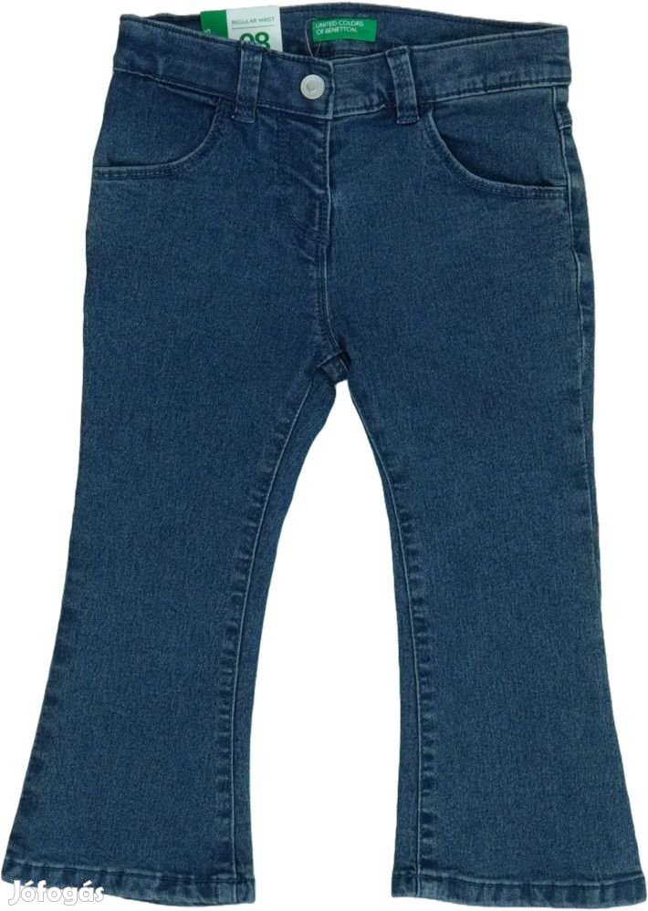 Benetton Új (címkés) Lány Farmernadrág (Méret: 98)