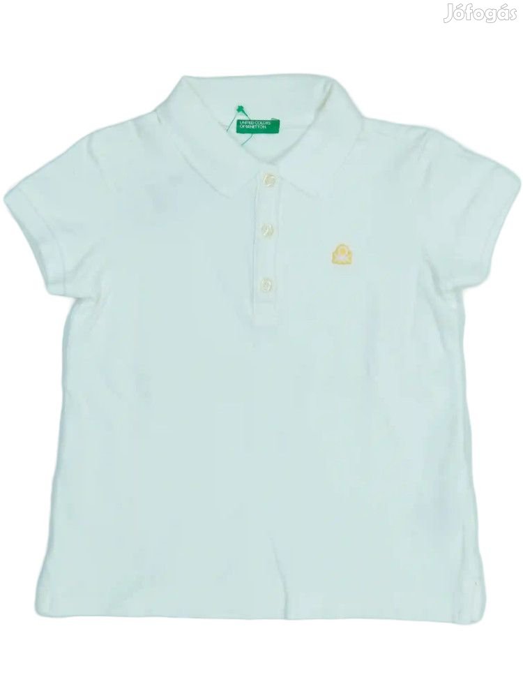 Benetton Új (címkés) Lány Galléros póló (Méret: 110)