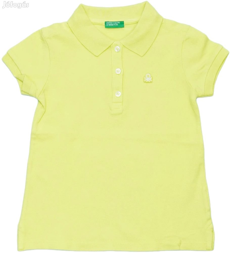 Benetton Új (címkés) Lány Galléros póló (Méret: 110)