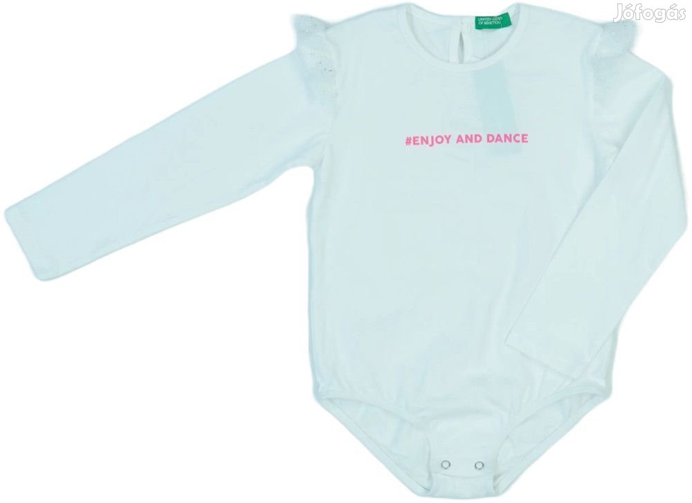 Benetton Új (címkés) Lány Hosszú ujjú body (Méret: 104)