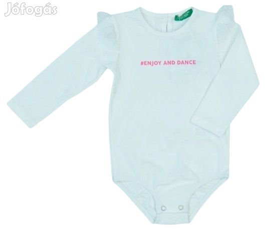Benetton Új (címkés) Lány Hosszú ujjú body (Méret: 74)