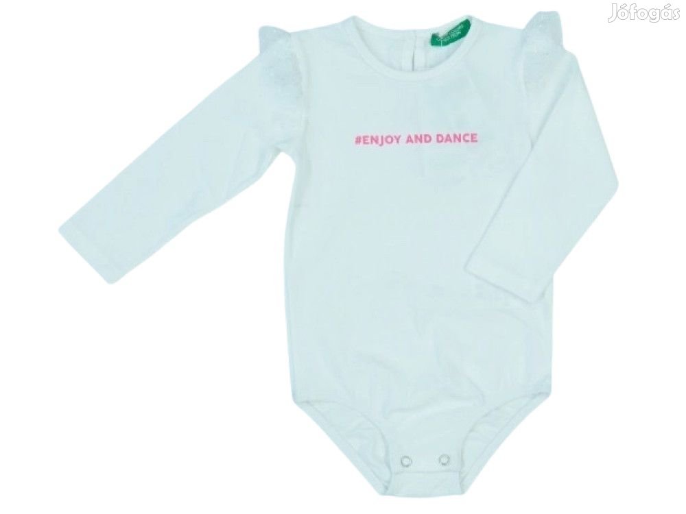 Benetton Új (címkés) Lány Hosszú ujjú body (Méret: 74)