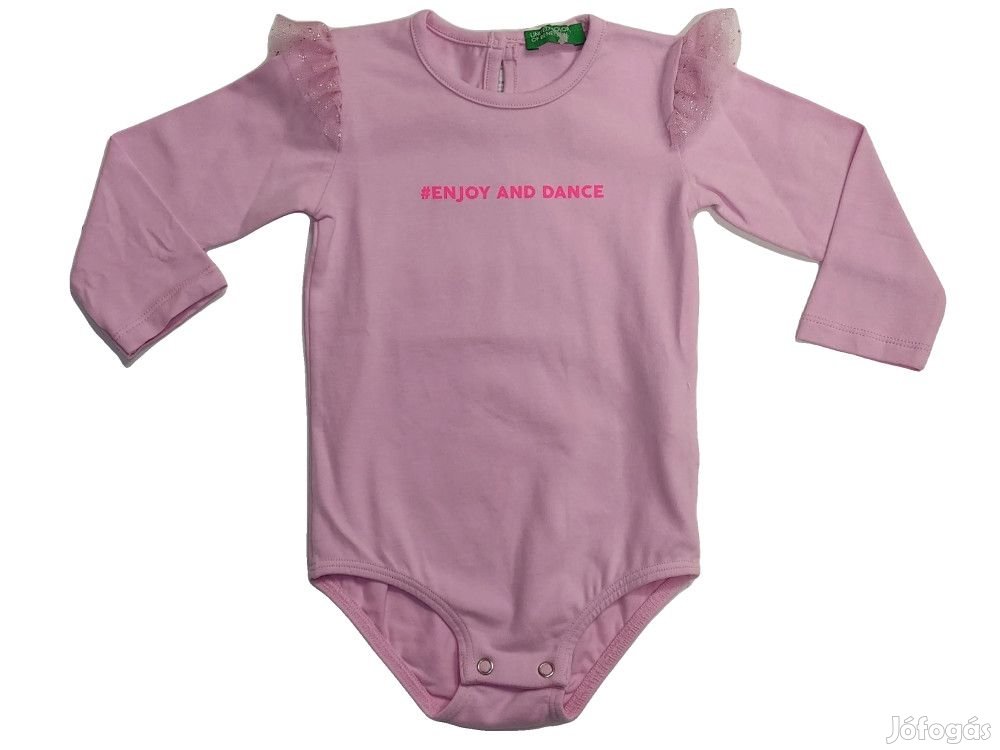 Benetton Új (címkés) Lány Hosszú ujjú body (Méret: 74)