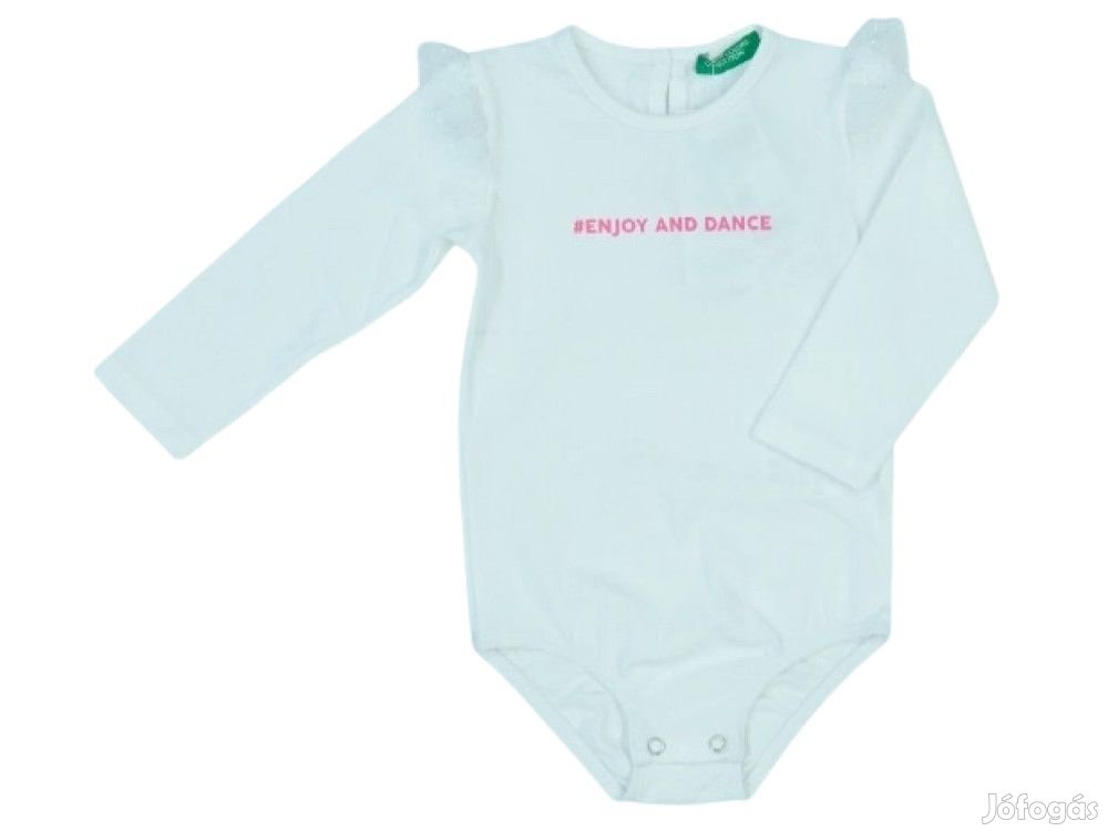Benetton Új (címkés) Lány Hosszú ujjú body (Méret: 74)