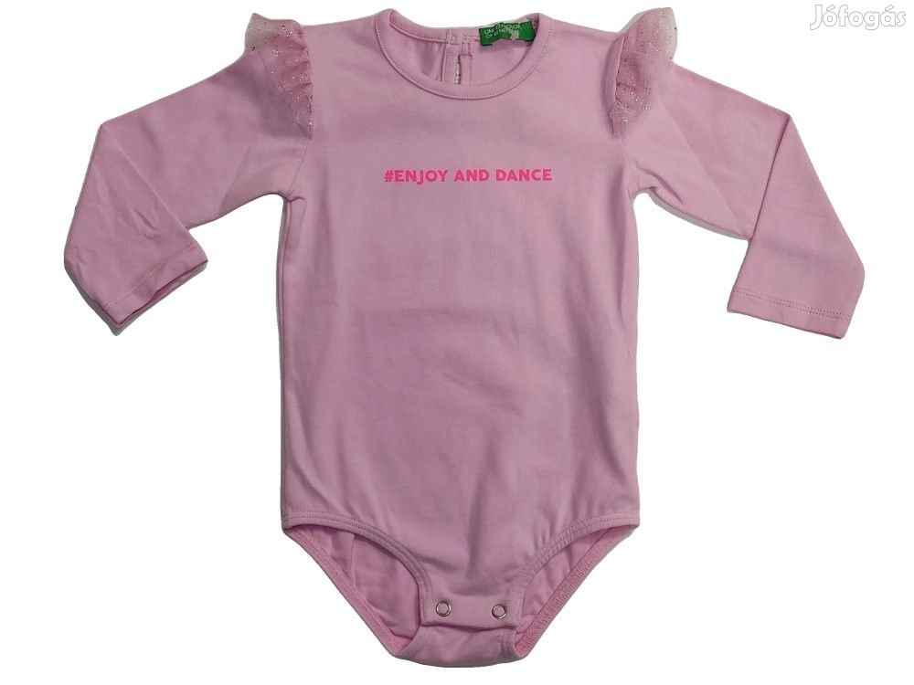 Benetton Új (címkés) Lány Hosszú ujjú body (Méret: 74)