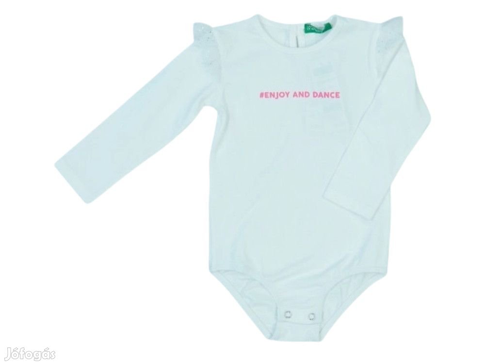 Benetton Új (címkés) Lány Hosszú ujjú body (Méret: 80)