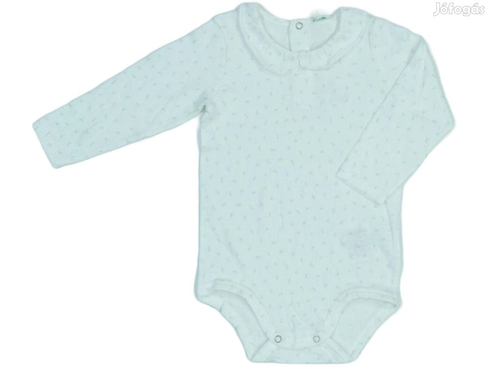 Benetton Új (címkés) Lány Hosszú ujjú body (Méret: 80)