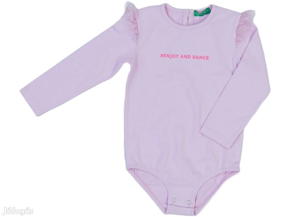 Benetton Új (címkés) Lány Hosszú ujjú body (Méret: 86)
