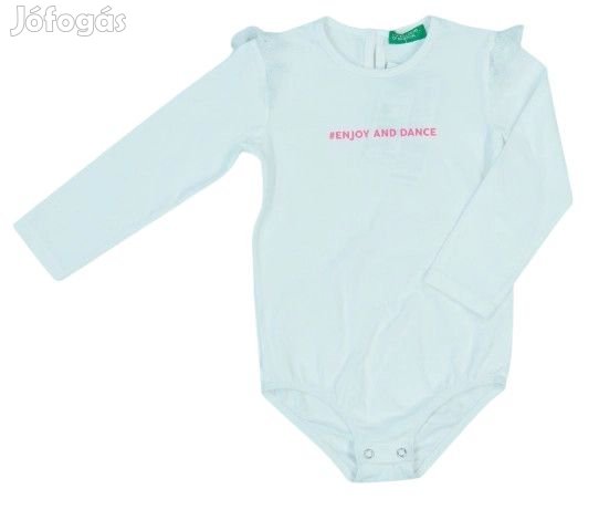 Benetton Új (címkés) Lány Hosszú ujjú body (Méret: 86)