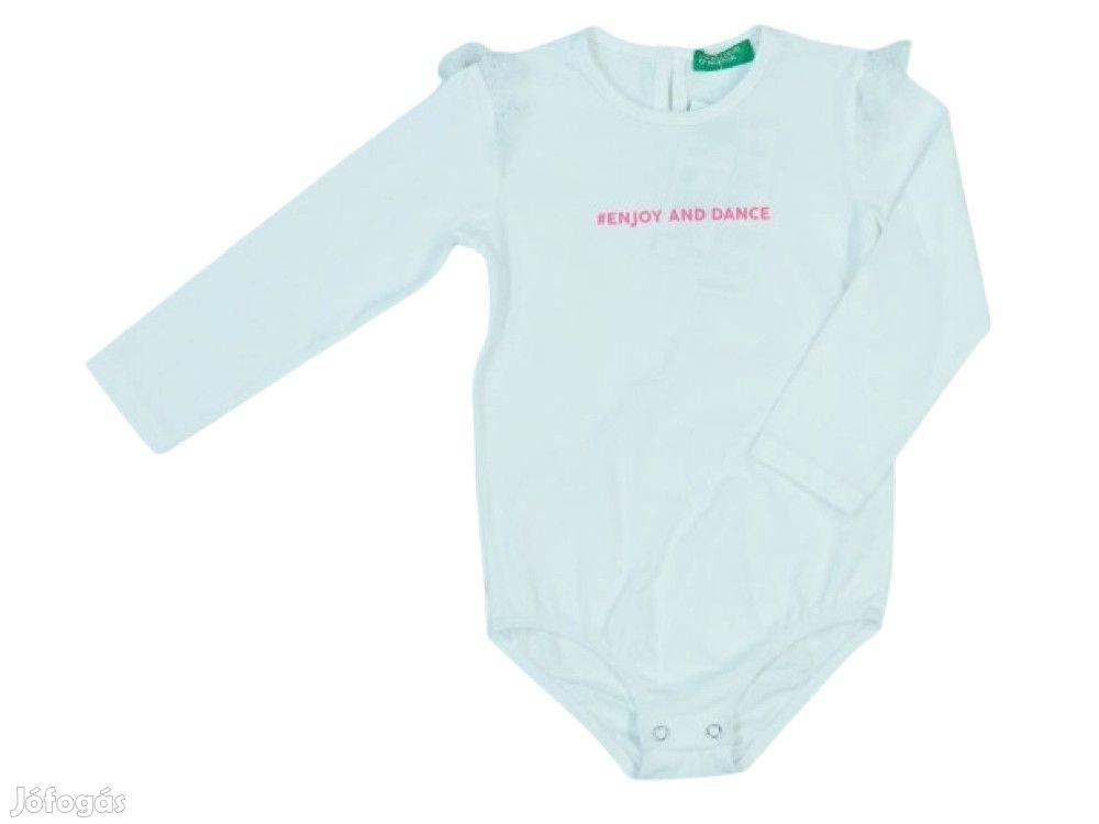 Benetton Új (címkés) Lány Hosszú ujjú body (Méret: 86)