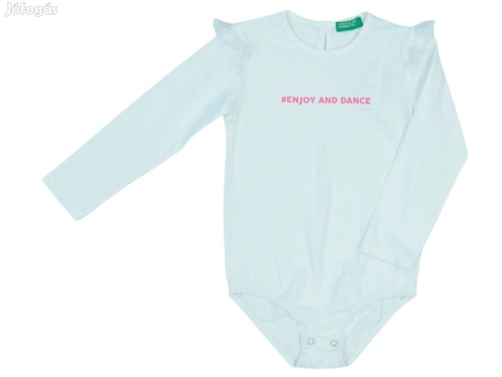 Benetton Új (címkés) Lány Hosszú ujjú body (Méret: 92)