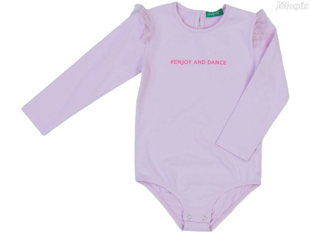 Benetton Új (címkés) Lány Hosszú ujjú body (Méret: 92)
