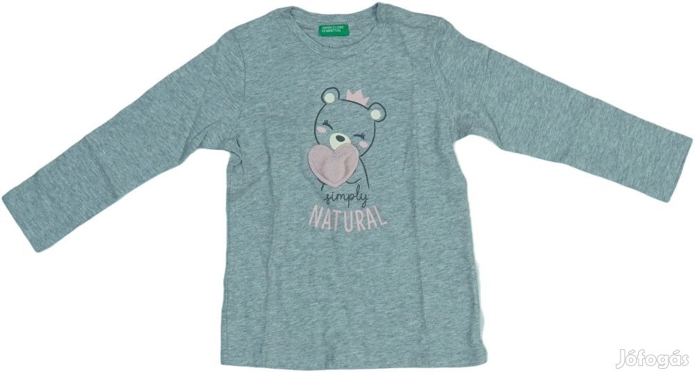 Benetton Új (címkés) Lány Hosszú ujjú felső (Méret: 104)