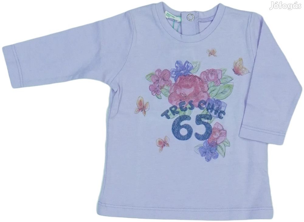 Benetton Új (címkés) Lány Hosszú ujjú felső (Méret: 62)
