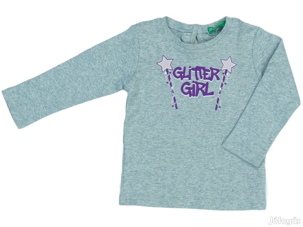 Benetton Új (címkés) Lány Hosszú ujjú felső (Méret: 68)