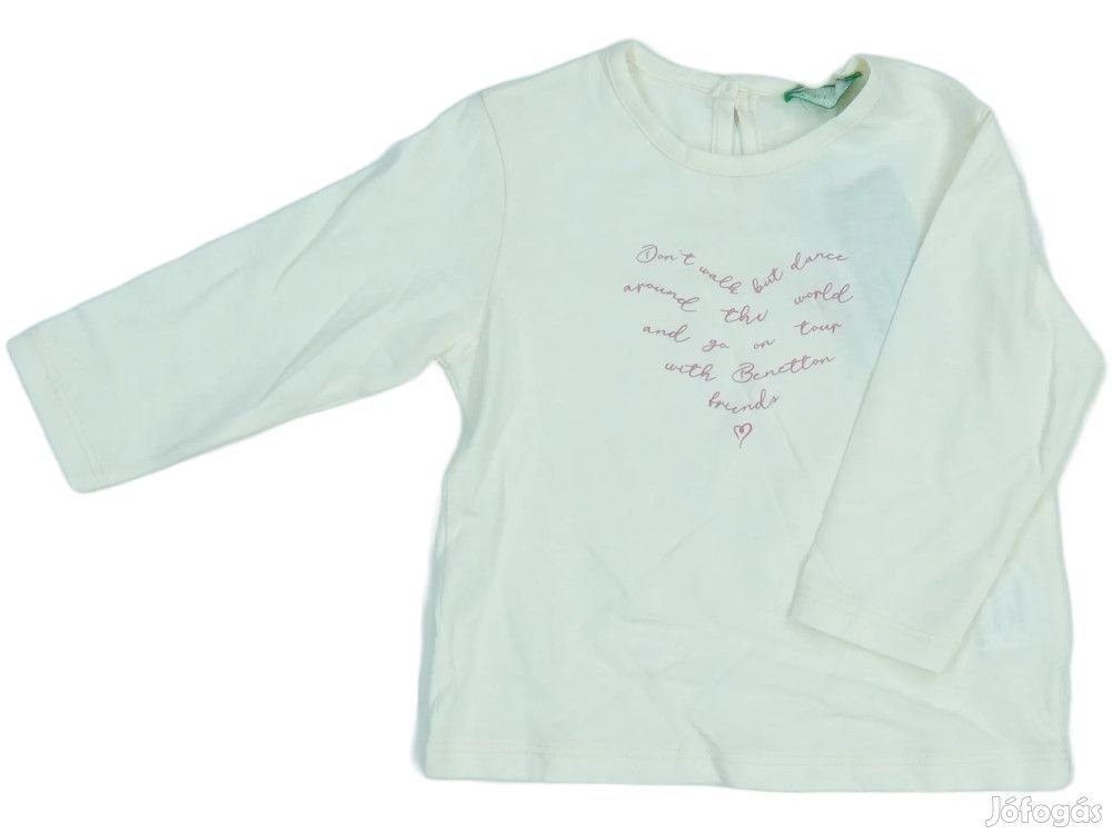 Benetton Új címkés Lány Hosszú ujjú felső Méret 74