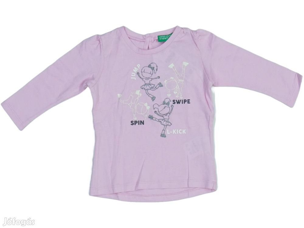 Benetton Új (címkés) Lány Hosszú ujjú felső (Méret: 74)