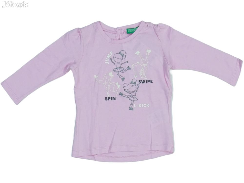 Benetton Új (címkés) Lány Hosszú ujjú felső (Méret: 74)