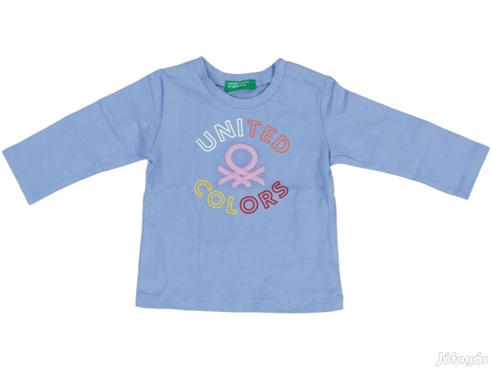 Benetton Új (címkés) Lány Hosszú ujjú felső (Méret: 74)